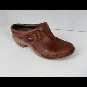 Merrell Mules Luxe Plunge clog leather 8.5 shoes